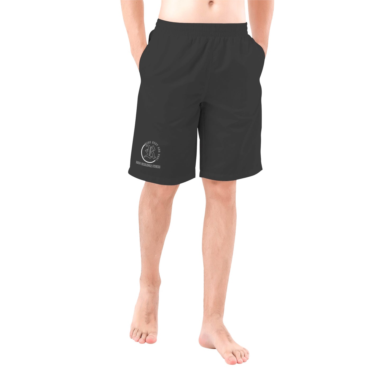 RRF White Men's All Over Print Board Shorts