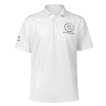 white Men's All Over Print Polo Shirt