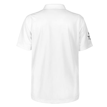 white Men's All Over Print Polo Shirt